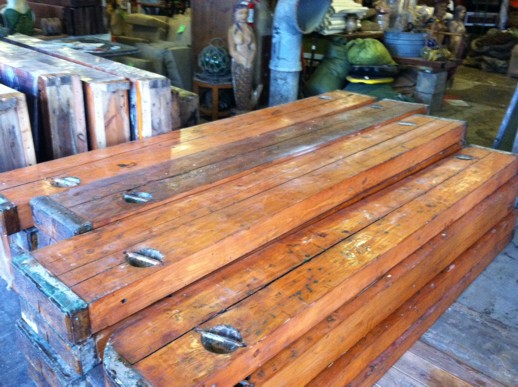 Ship Salvage Nautical Antique Warehouse Salvaged Hatch Covers Style A X 8 1 2 Long 13 Wide 4 Thick