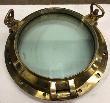 Vintage Porthole Bronze 5 Inch Round  Outside Ring Up To 1 1/4 Thick 