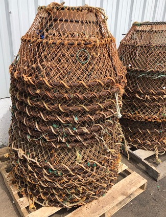 Vintage Painted Wood Authentic Lobster/Crab Trap Buoys Maritime Nautical  Décor at 1stDibs