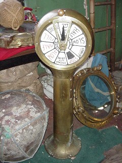 Details about   Antique Brass Telegraph Vintage Ship Marine Engine Room Decorative Telegraph 6" 