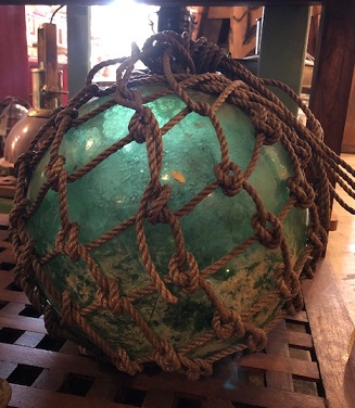 Large Antique Glass Float Authentic Vintage Fishing Buoy